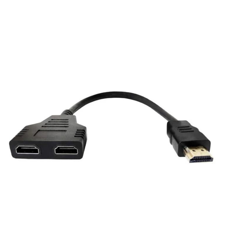 HDMI compatible splitter adapter 1 to 2-way converter from HDMI-maximum to double female 1 to 2-way for HDMI compatible LED TV
