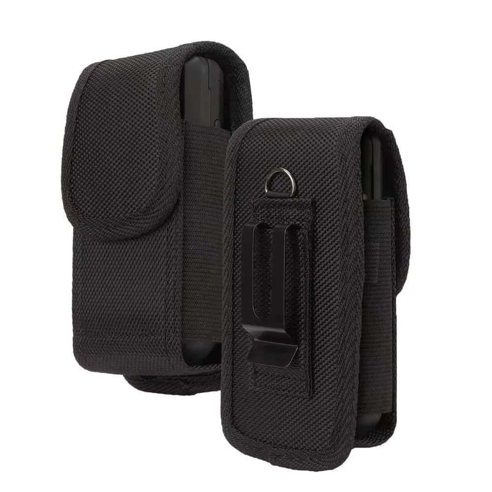 Custodia per telefono per Nokia 2760 2720 Flip Custodia in tessuto Oxford Custodia per telefono per Alcatel Go Flip V/4/3Flip TCL LG Clip da cintura Marsupio