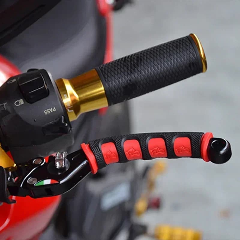 2 pezzi/set impugnatura per manubrio moto copertura universale per manubrio leva frizione freno copertura morbida impugnature in schiuma spugna