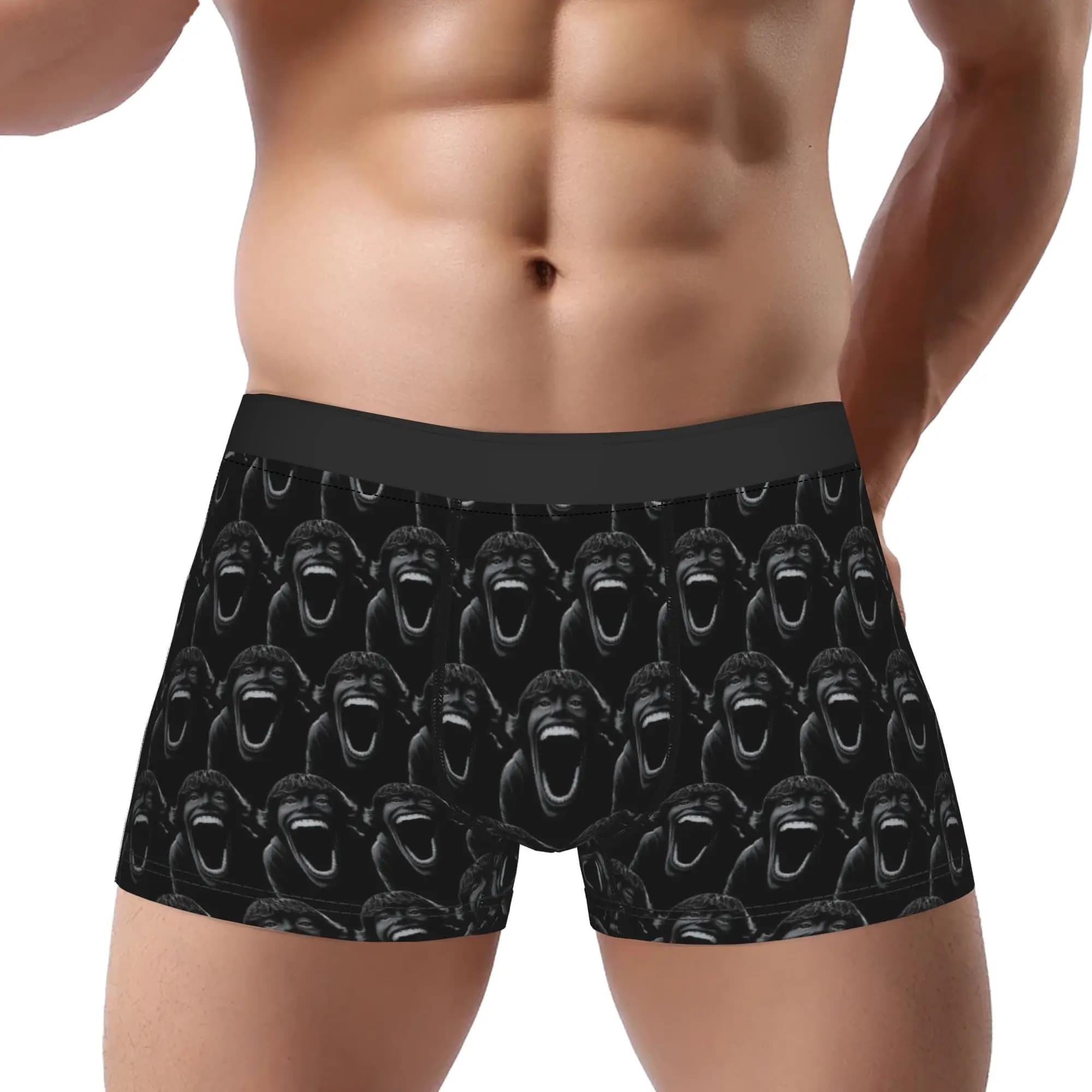 SCP 67 Six Seven Meme 67 Mutande da uomo Mutandine da uomo Pantaloncini stampati Boxer Briefs