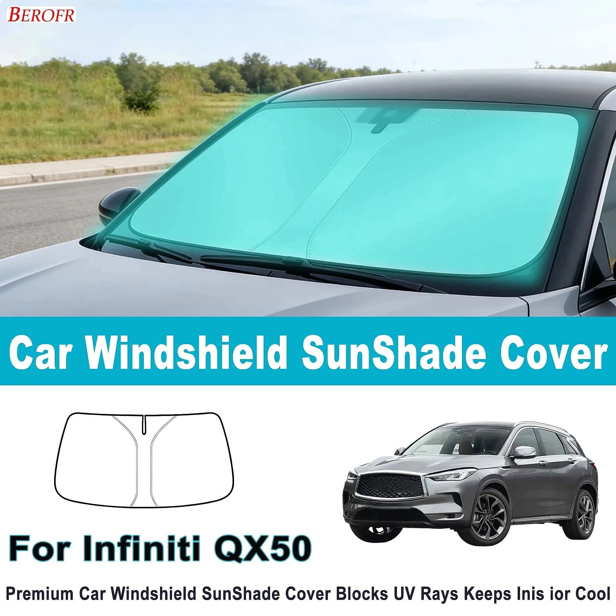 For Infiniti QX50 2021-2026 Car Windshield Sunshade Cover Front Window Sun Shade Heat Insulation Summer Accessories