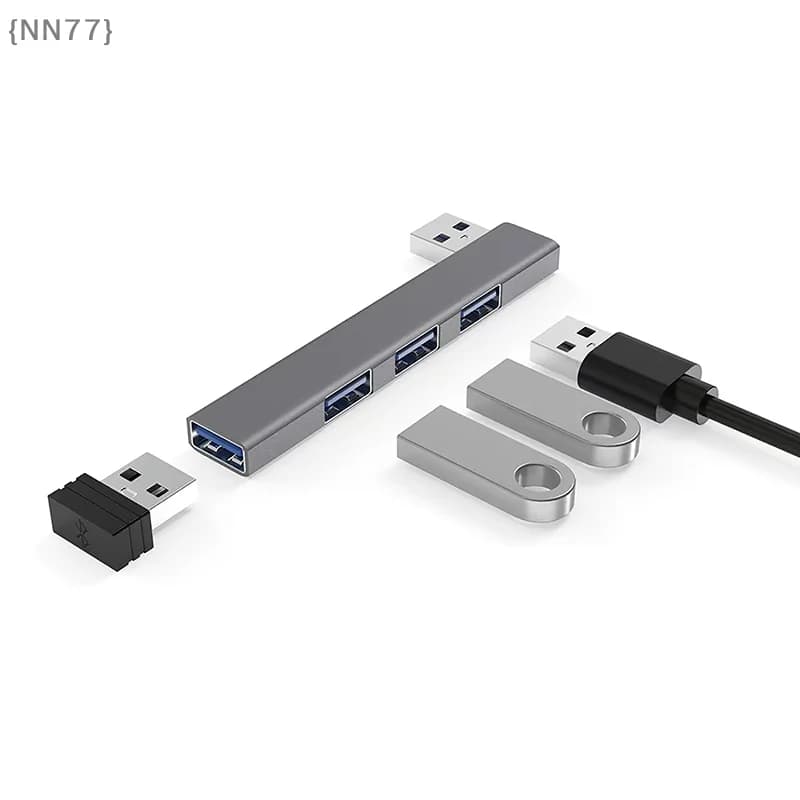 Hub USB-C 4 in 1 universale, docking station USB 3.0, splitter ad alta velocità, adattatore OTG per laptop, PC, accessori per computer