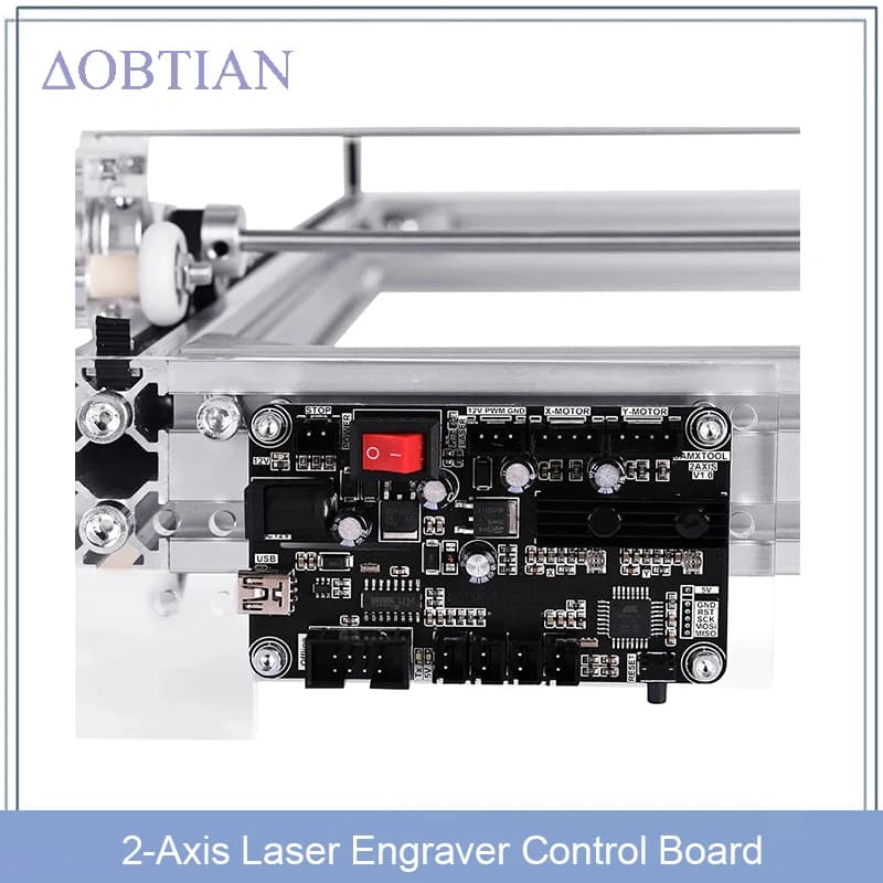 Pannello scheda di controllo per incisore laser a 2 assi, scheda principale porta USB GRBL + offline per driver integrato per incisione CNC 6550, 2017