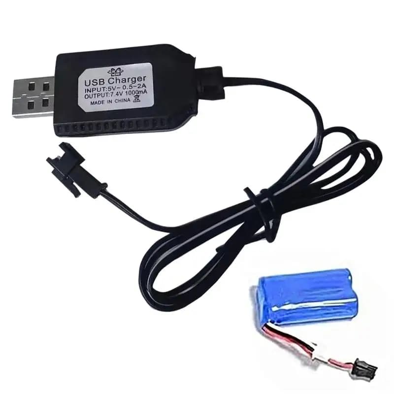Battery charger for drone 7.4V 1000mA Quick charger for drone Lithium battery for aircraft RC SM-2P SM-3P SM-4P Battery charger for drone