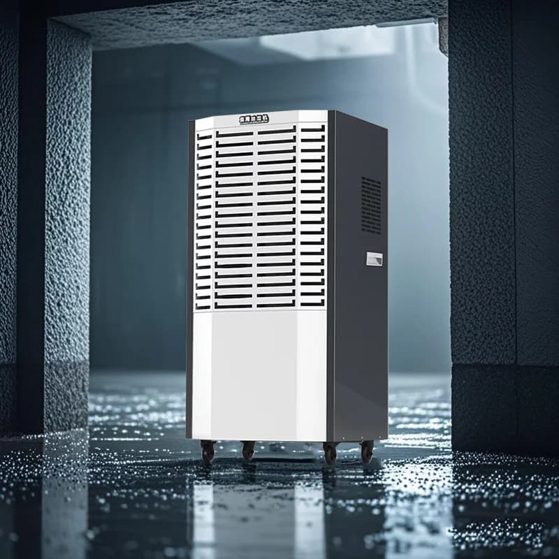 Industrial dehumidifier 138L/D for basements, Storage rooms, Small workshops, Swimming pools and warehouses