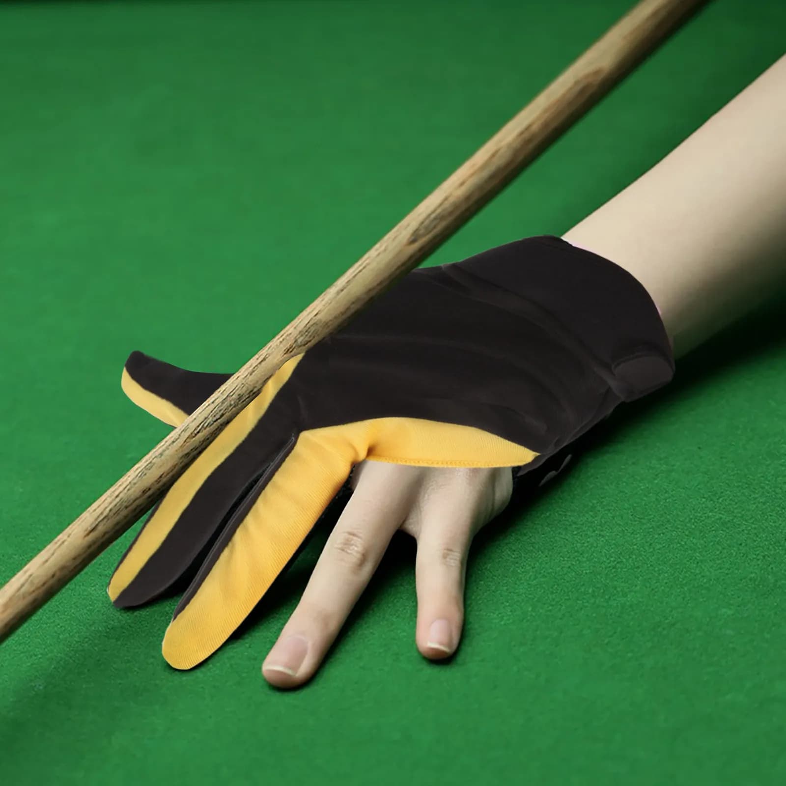 Guanto Elastico e Traspirante per Biliardo, Snooker e Giochi da Tavolo, Antiscivolo, Resistente al Sudore e all'Usura, Confortevole