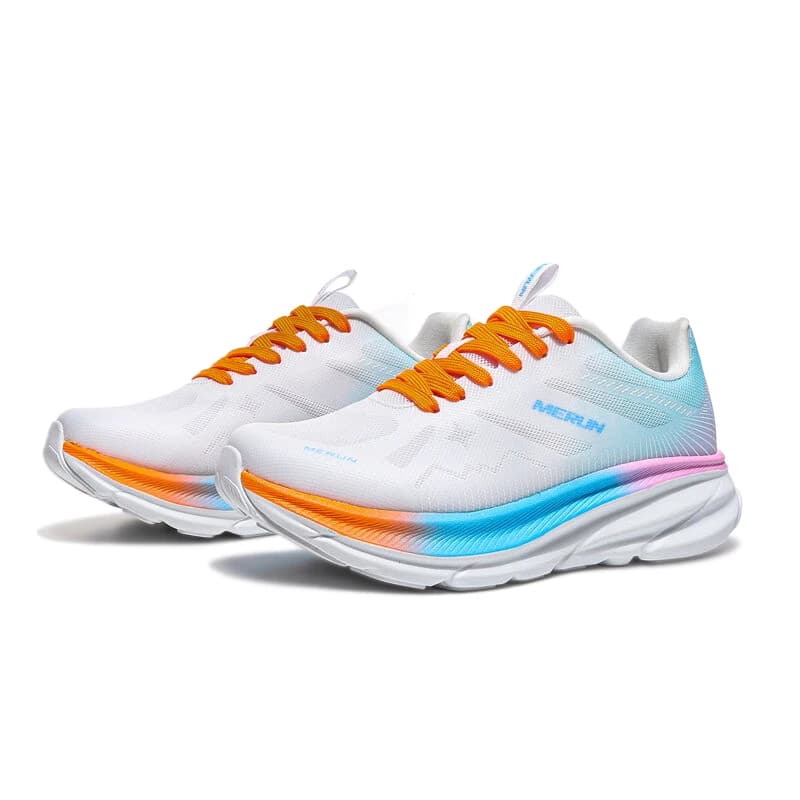 All‑Season Couple Sneakers, Mesh Breathable Shock‑Absorbing Lightweight Casual Shoes for Men Women Commuting & Walking