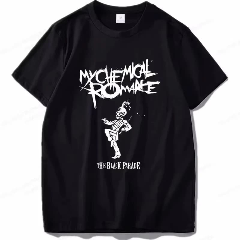 Maglietta My Chemical Romance da donna, t-shirt in cotone alla moda, t-shirt da uomo cool hip hop, t-shirt casual estiva oversize con grafica