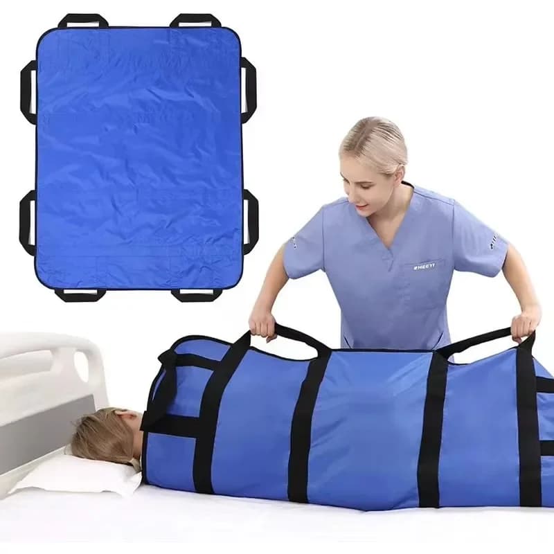 Il paziente trasporta il tappetino di sollevamento per trasferimenti 48" X 40" Cuscinetto per letto di posizionamento Foglio riutilizzabile e lavabile