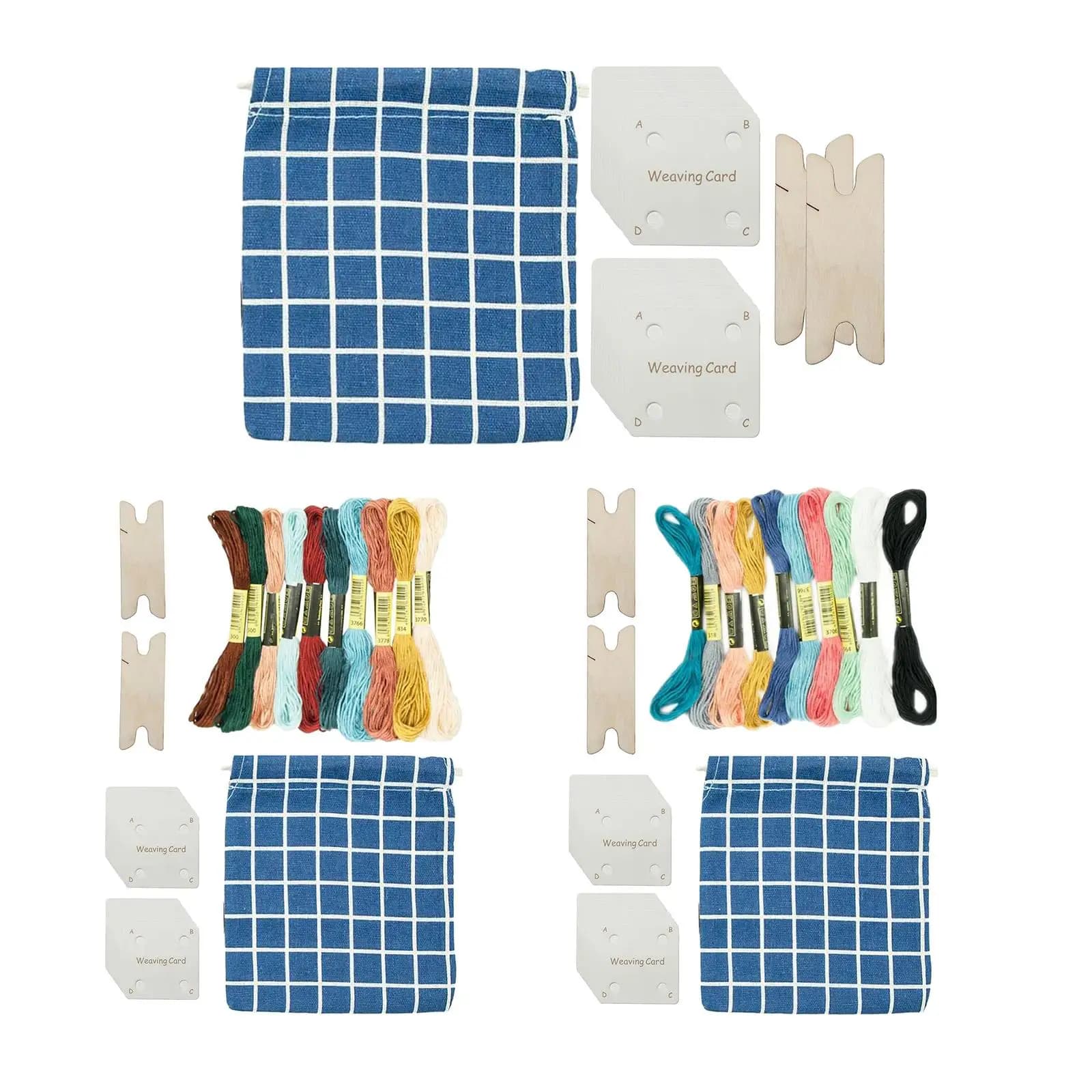 Handy Weaving Cards Tablet Set for Loom DIY Weaving Accessories Kids Adults