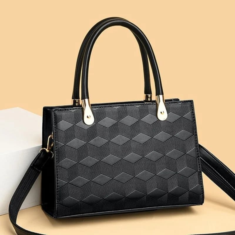Must Have Diaper Bag Women's Luxury Leather Tote Vintage Crossbody Bag Minimalist Designer Large Capacity Chic Stylish