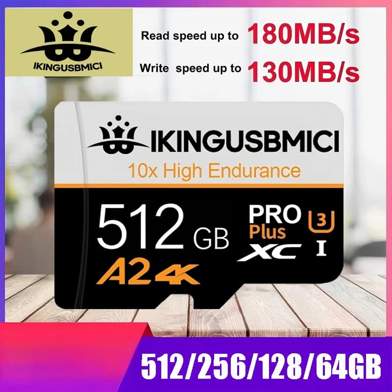 Reliable Memory Card SD Cards TF Cards Micro TF Card 32GB 64GB 256GB 512GB V60 Original Fast Transfer 4K High Speed for Gaming P
