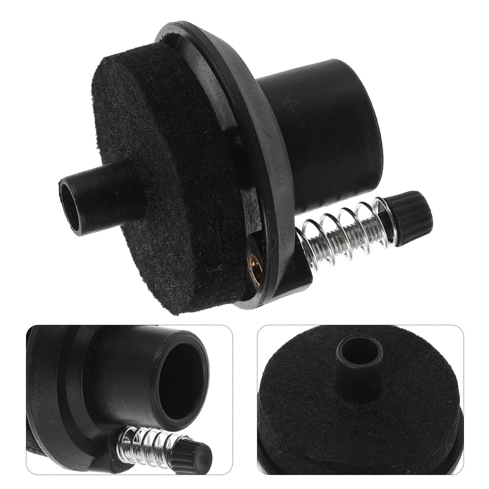 Set di Supporto per Frizione Hi-Hat per Batterie, Diametro Tubo 19mm, Supporto Stabile per Piatti con Base in Feltro per Protezione del Pavimento
