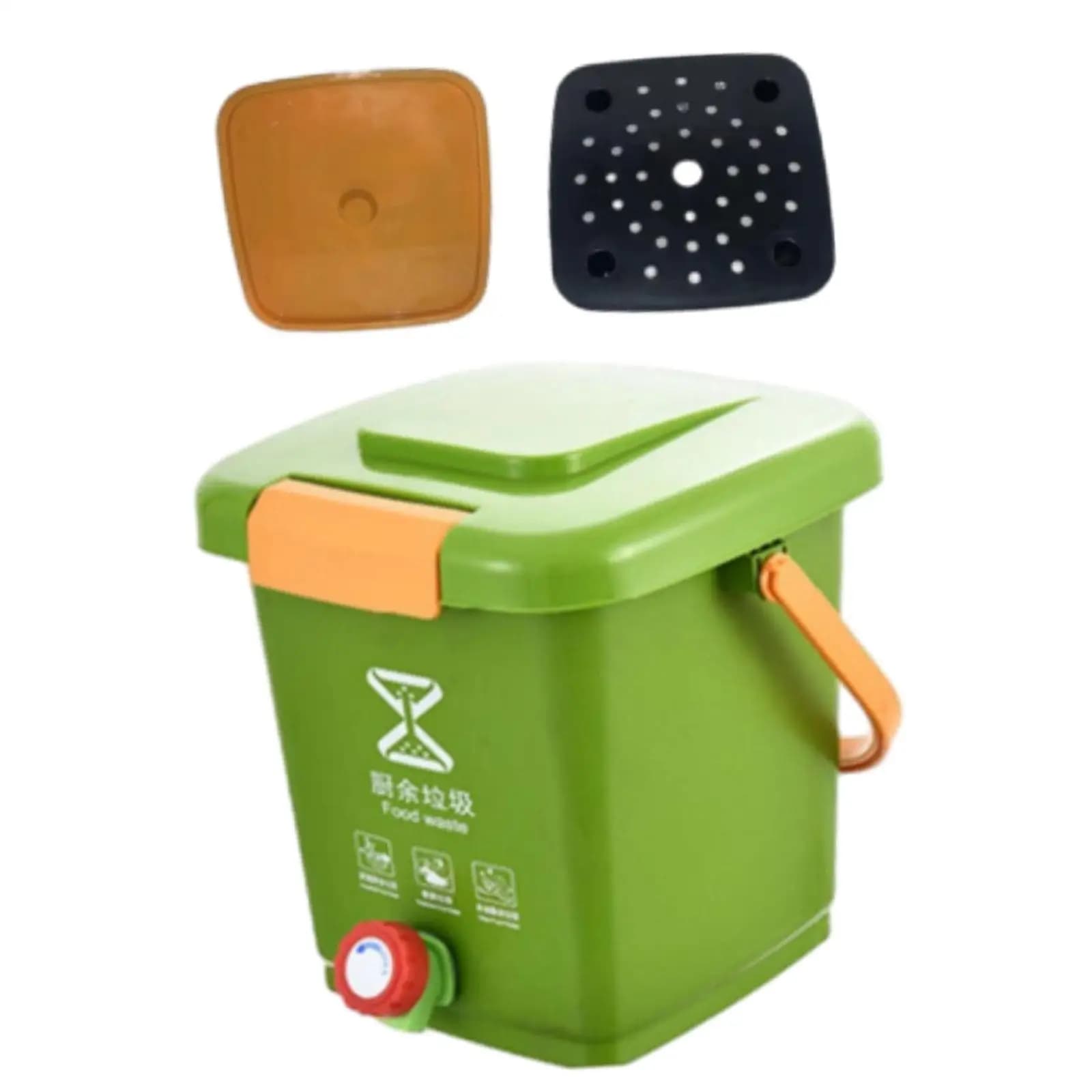 Kitchen Compost Bucket Indoor Compost Bin Thickened Multifunction Modern Waste