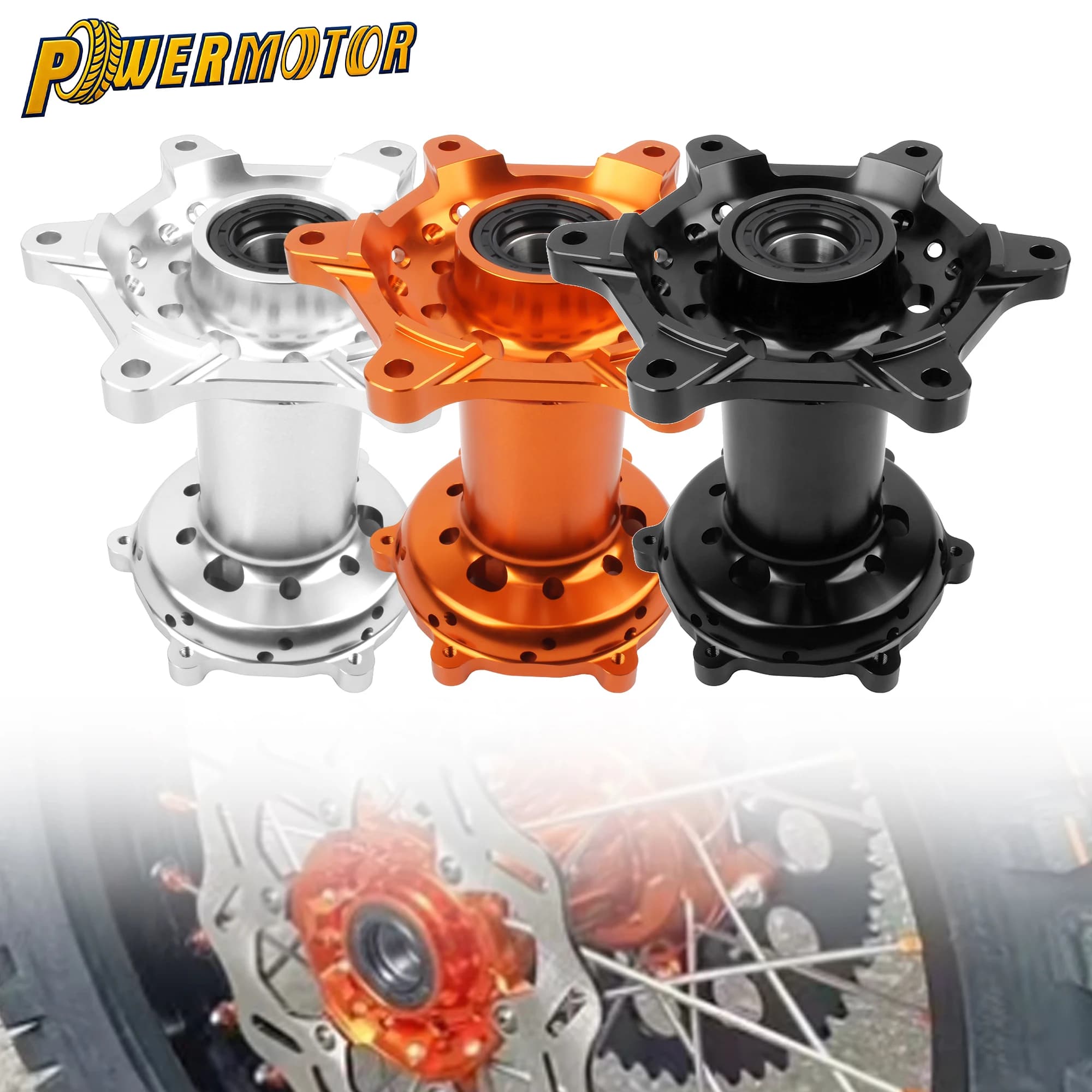 Per KTM Husqvarna GASGAS HUSABERG Motocross, Mozzo Ruota Anteriore e Posteriore a 36 Fori, in Lega di Alluminio CNC, Accessori per Moto da Cross