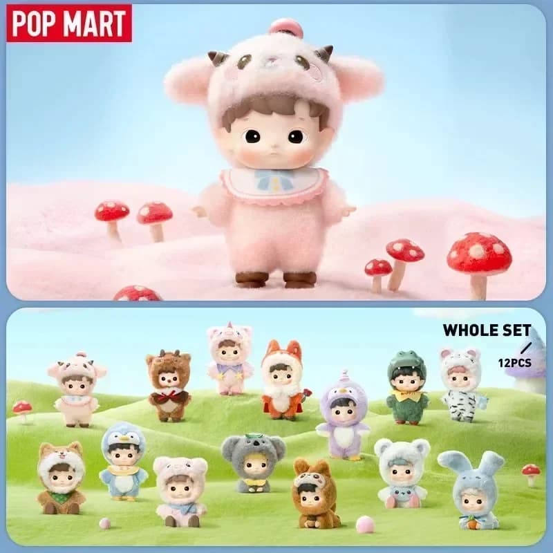 POP MART HACIPUPU Snuggle With You Series Genuine Mystery Box Blind Box Guess Bag Toys Doll Cute Desktop Ornaments Collection