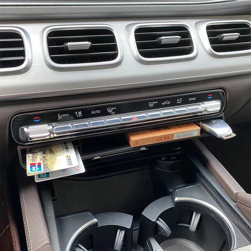 Per Mercedes Benz GLE GLS B GLB EQA EQB Classe W167 X167 W247 X247 Accessori Auto Scatola di Immagazzinaggio di Controllo Centrale Supporto del Vassoio