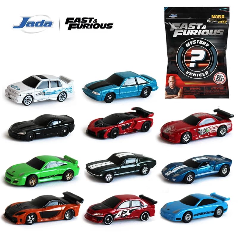 JADA W2 Fast & Furious 1:128 Mini Metal Car Pressofuso Blind Box (Wave 2) - Collection of Casual Film Vehicles