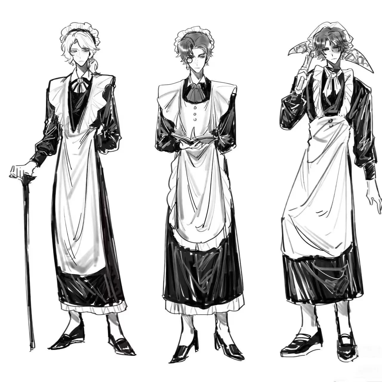 "Identity V" Periferico acrilico, insegna in piedi', decorazione abito da cameriera "Rulegnante, compositore, esploratore" nuovo squisito