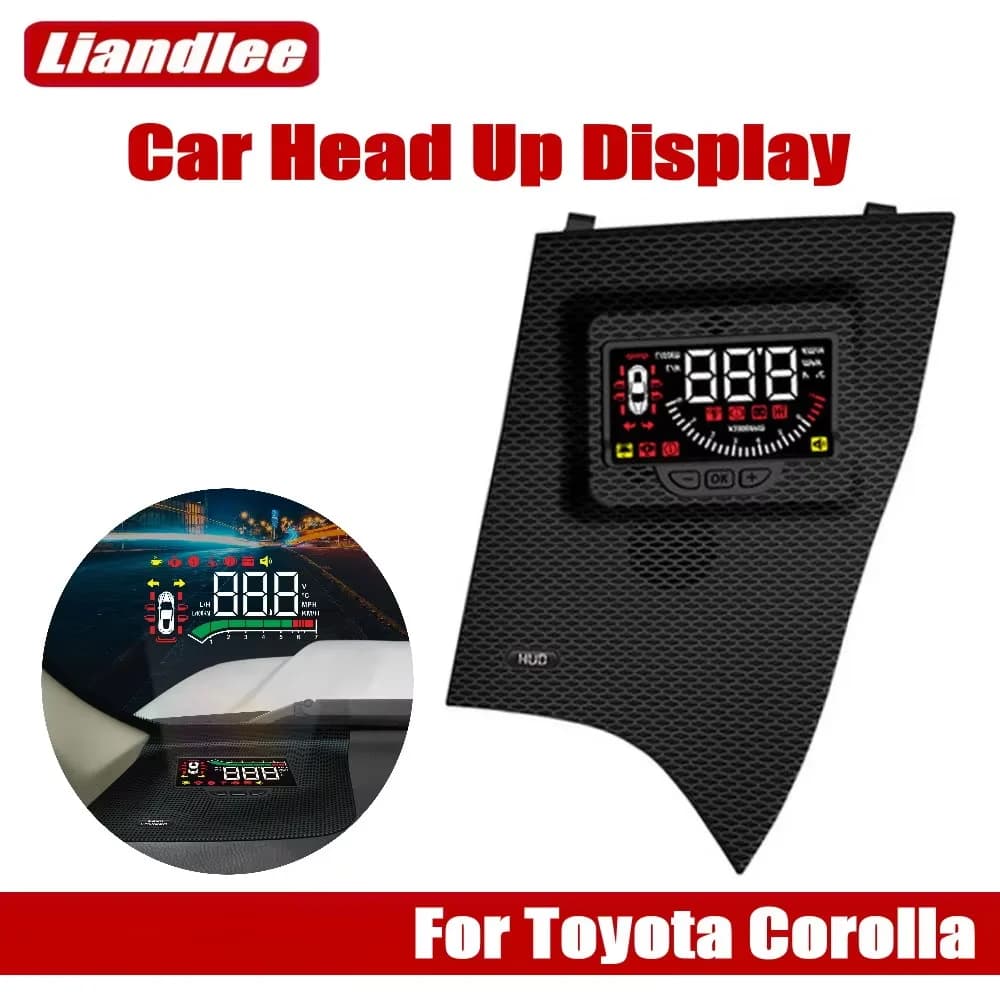 Display HUD per Auto Toyota Corolla (E170/E180/E210) 2014-2025, Accessori Auto, Proiettore LED Head-up sul Parabrezza