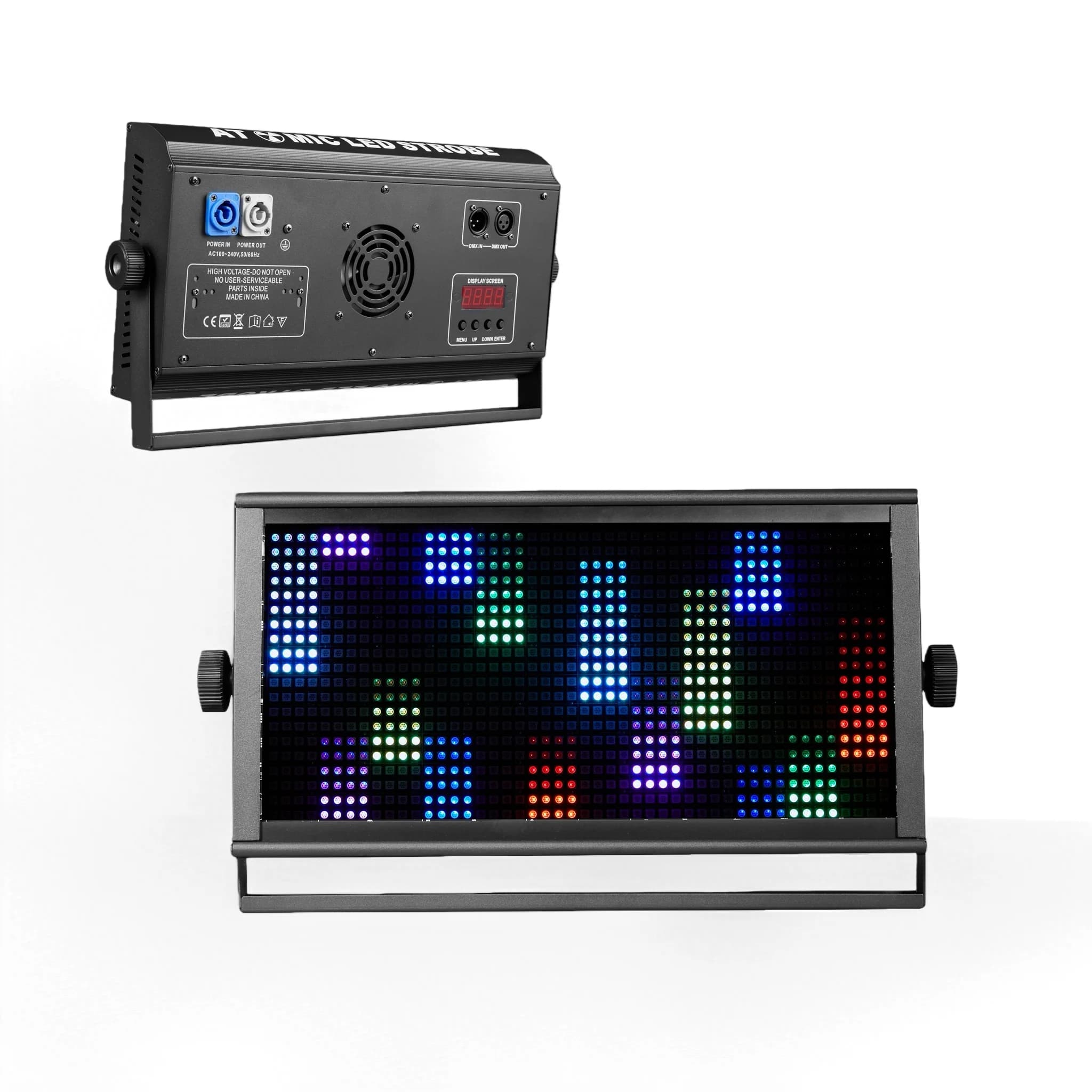 Illuminazione LED a 120 Zone, Strobo RGB 3in1 200W, DMX512 per Concerti, Club, Feste, Pubblico, Discoteche