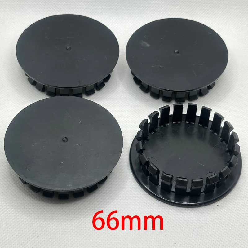 4 pezzi 66mm senza logo emblema ABS tappo centrale ruota ruote pneumatico tappo centrale ruota auto set copertura veicoli pratico durevole di alta qualità