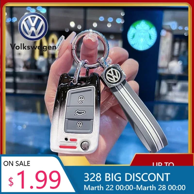 Guscio Protettivo per Chiave Auto VW Volkswagen Golf 7 MK7 Tiguan MK2 e Seat Ateca - Modelli 2026 Hot