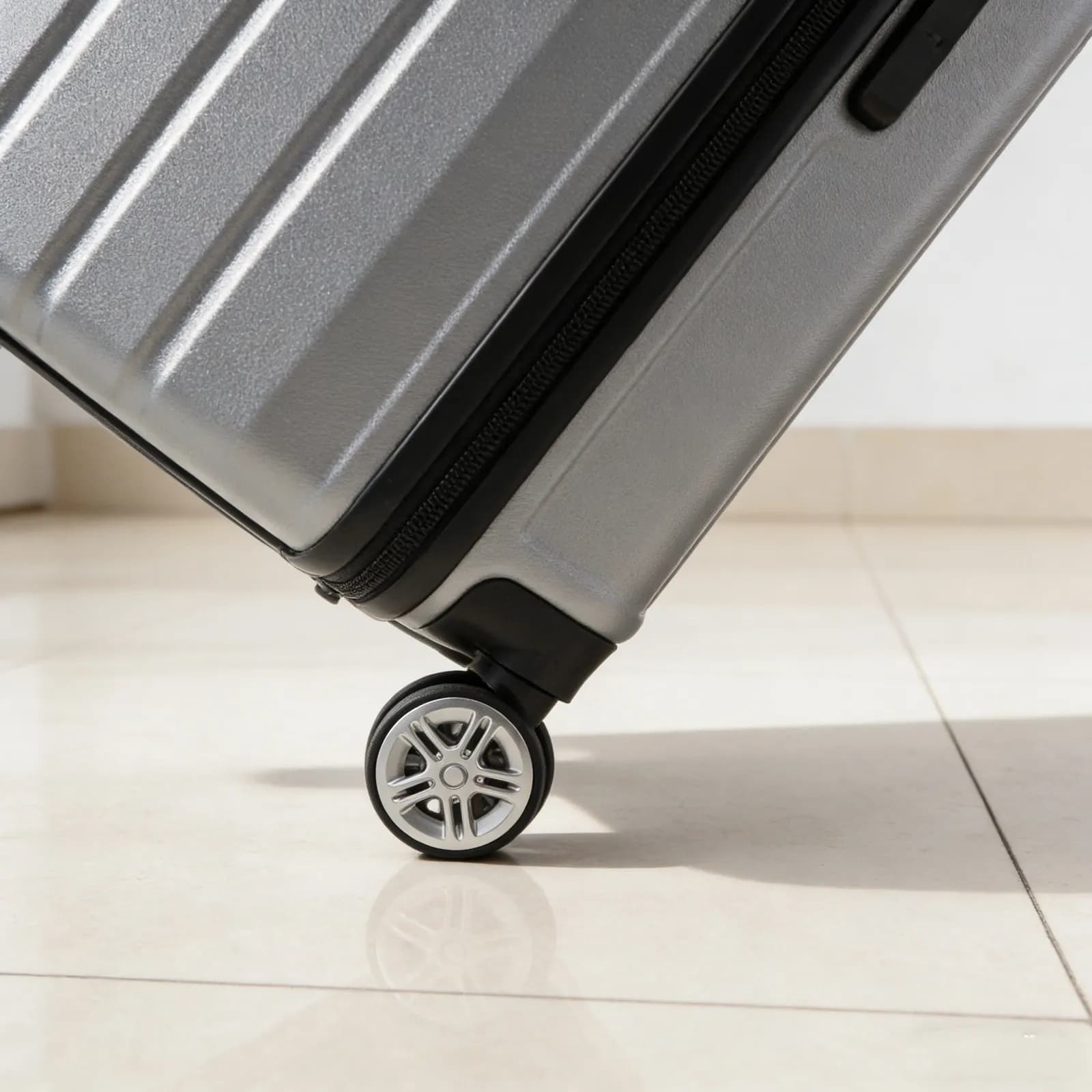 4Pcs Luggage Swivel Wheels Stable Rubber Replacement 50x12mm Quiet Smooth Travel Suitcase Trolley Wheel Repair Parts Noise