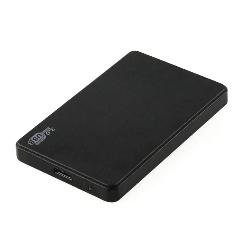Custodia per HDD da 2TB scatola per disco rigido da USB 3.0 a SATA custodia esterna custodia nera senza viti disco rigido X per PC