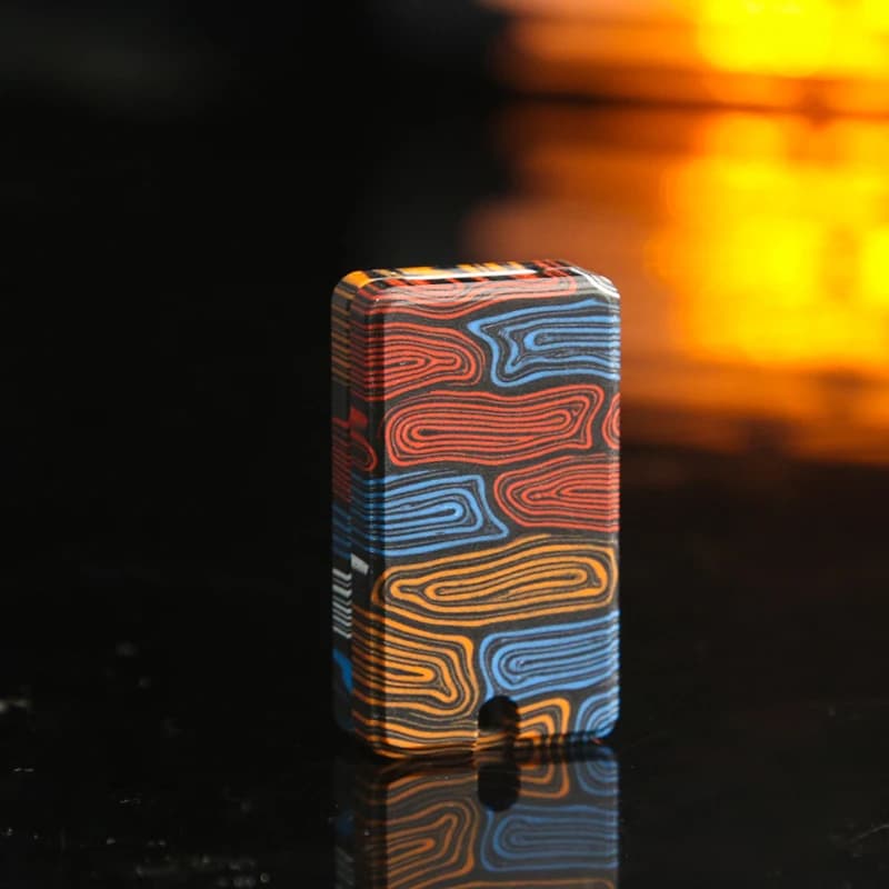Cursore Fidget EDC in fibra di resina G10, cursore tattile meccanico, giocattolo antistress per adulti per regali per adulti ADHD e ansia