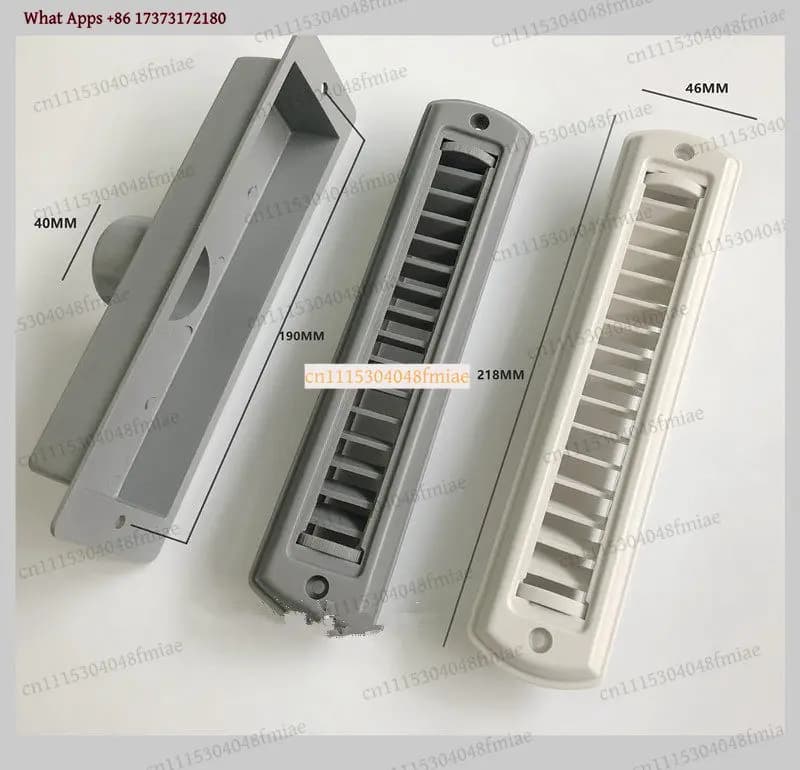 RV Air Conditioner Vent Cover Bus Modification Heating Cooling Luggage Rack Long AC Outlet Accessories