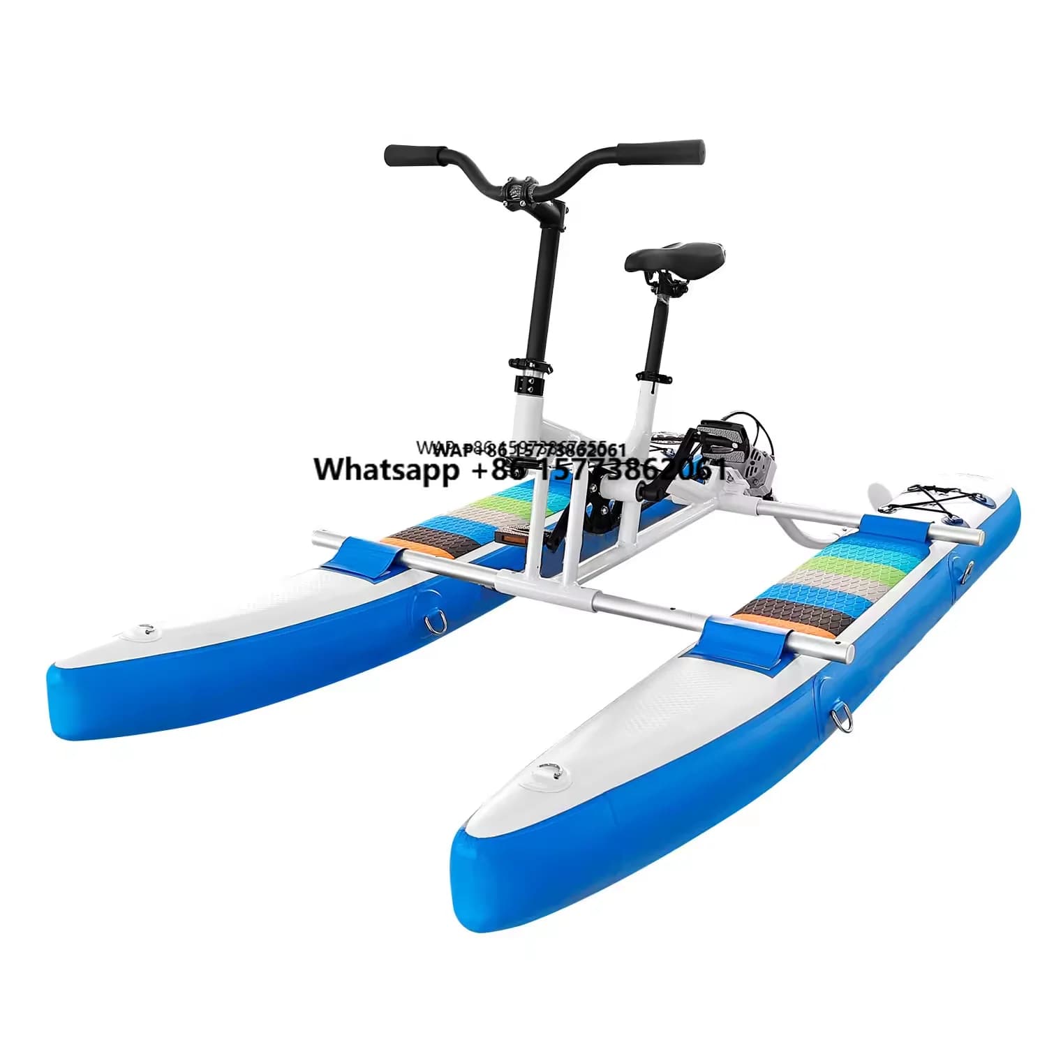 Bicicletta Acquatica Gonfiabile e Kayak, Bici d'Acqua, Paddle Board per Avventure sul Lago