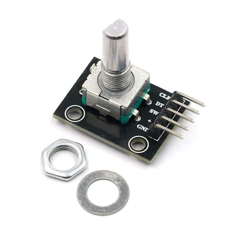 KY-040 360 degree Rotary Encoder Module- Incremental Encoder with Push Button for Arduino, Raspberry Pi & Robotics