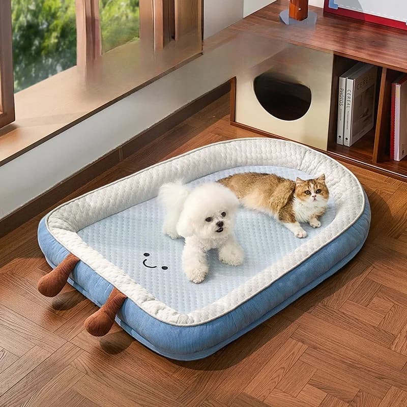Nuovo Letto Rinfrescante Estivo 2026 per Cani, Rimovibile e Lavabile, Tappetino per Animali Domestici per Tutte le Stagioni, Divano Letto per Cani, Tappetino Refrigerante per Gatti, Accessori per Cani