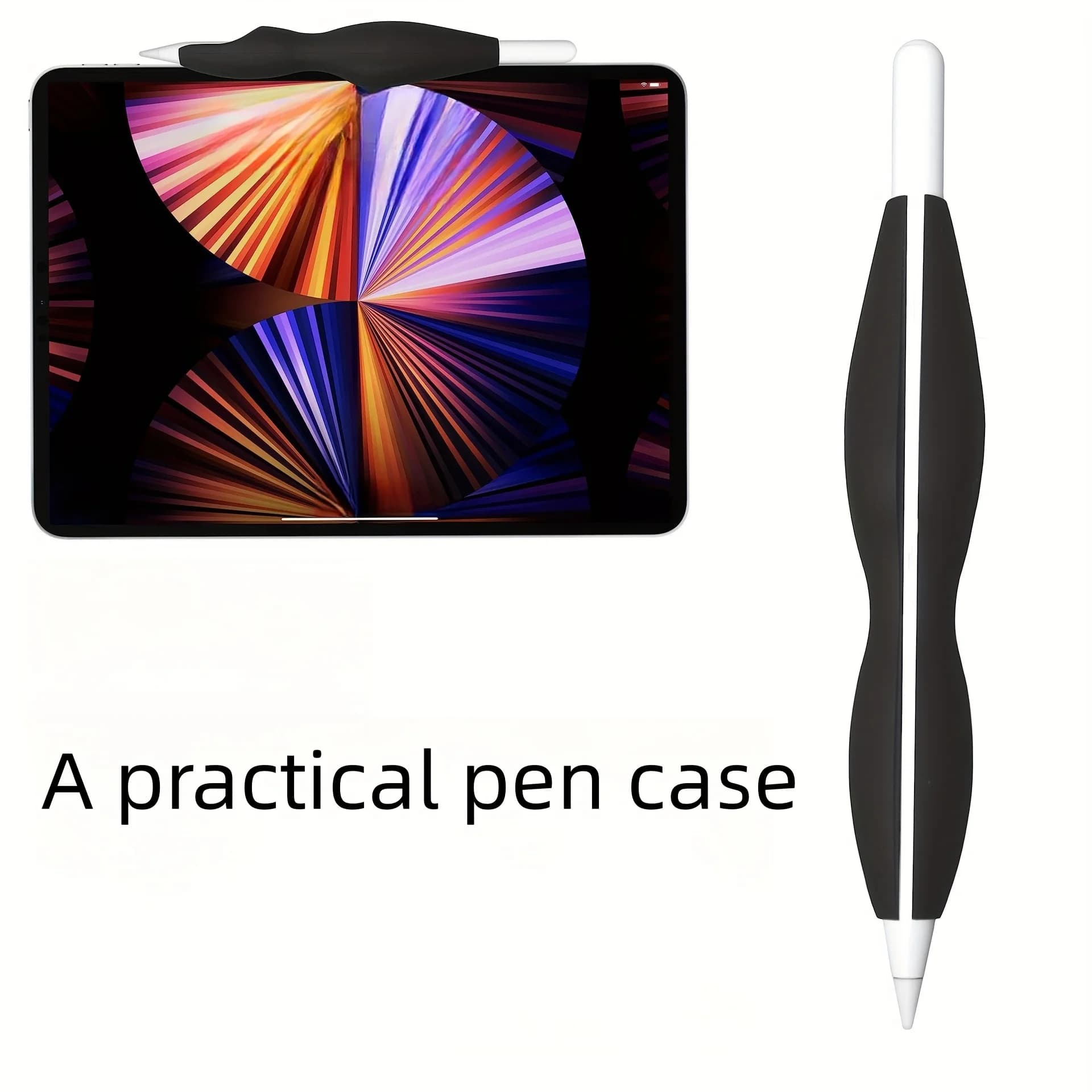 Portapenne in silicone Supporto per stilo antiscivolo di seconda generazione Pinza comoda Nessuna batteria Design elettronico gratuito