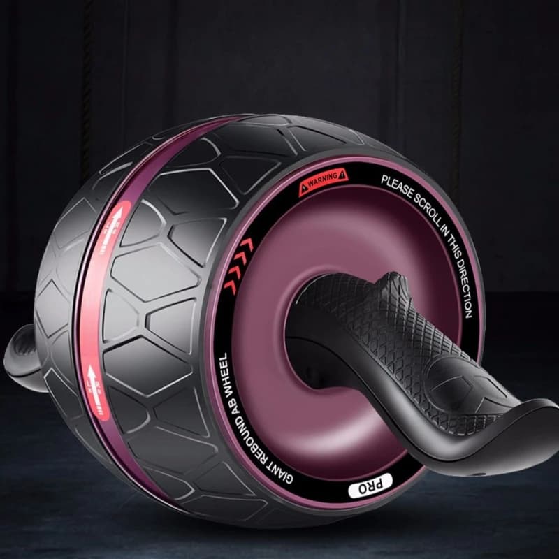 Allenatore di muscoli addominali con rullo Ab a rimbalzo automatico Bodybuilding dimagrante per attrezzature per il fitness per esercizi di palestra domestica al coperto