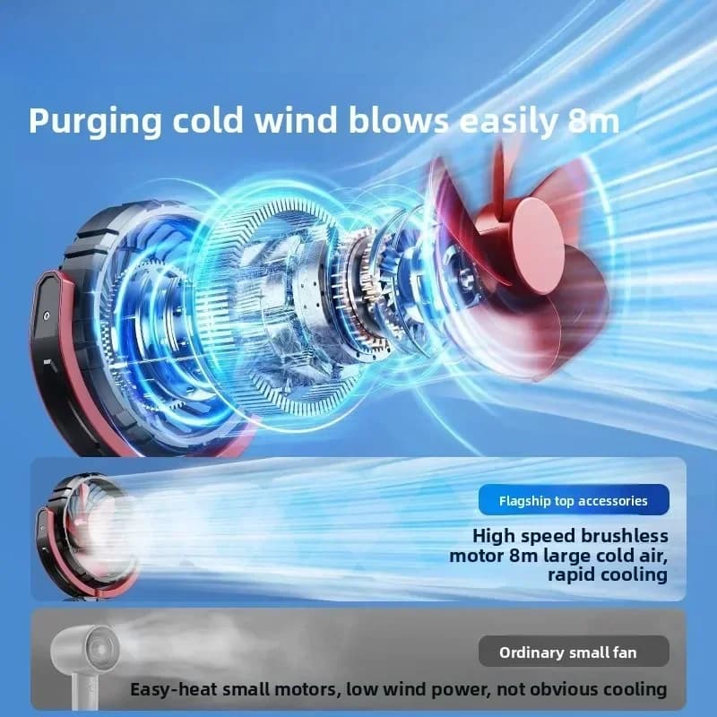 Ventilatore Elettrico Durevole per Triciclo, Ventilatore Speciale per Auto, Ventilatore da Tetto per Anziani, Ventilatore Elettrico USB per Auto con Clip e Ricarica USB