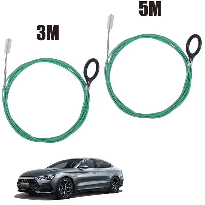 NUOVO 3m 5m Spazzola per la pulizia dello scarico del tetto apribile dell'auto Pulitore del foro di scarico dell'auto Spazzola di scarico flessibile Detergenti per tubi lunghi Strumento di pulizia del tubo