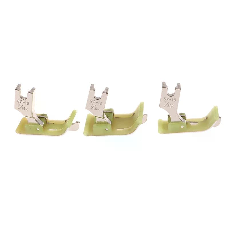 Piedino guida bordo destro/sinistro SP-18 per macchina da cucire industriale a punto annodato singolo, accessori per cucito
