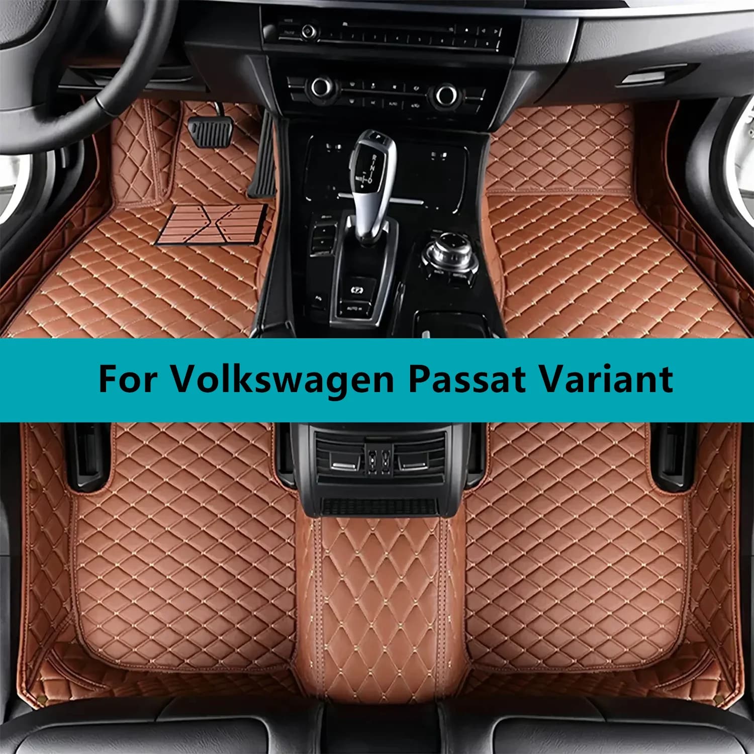 Tappetini per auto in pelle per Volkswagen Passat Variant 2019 2020 2021 2022 2023 2024 Tappetini per auto impermeabili per tutte le stagioni