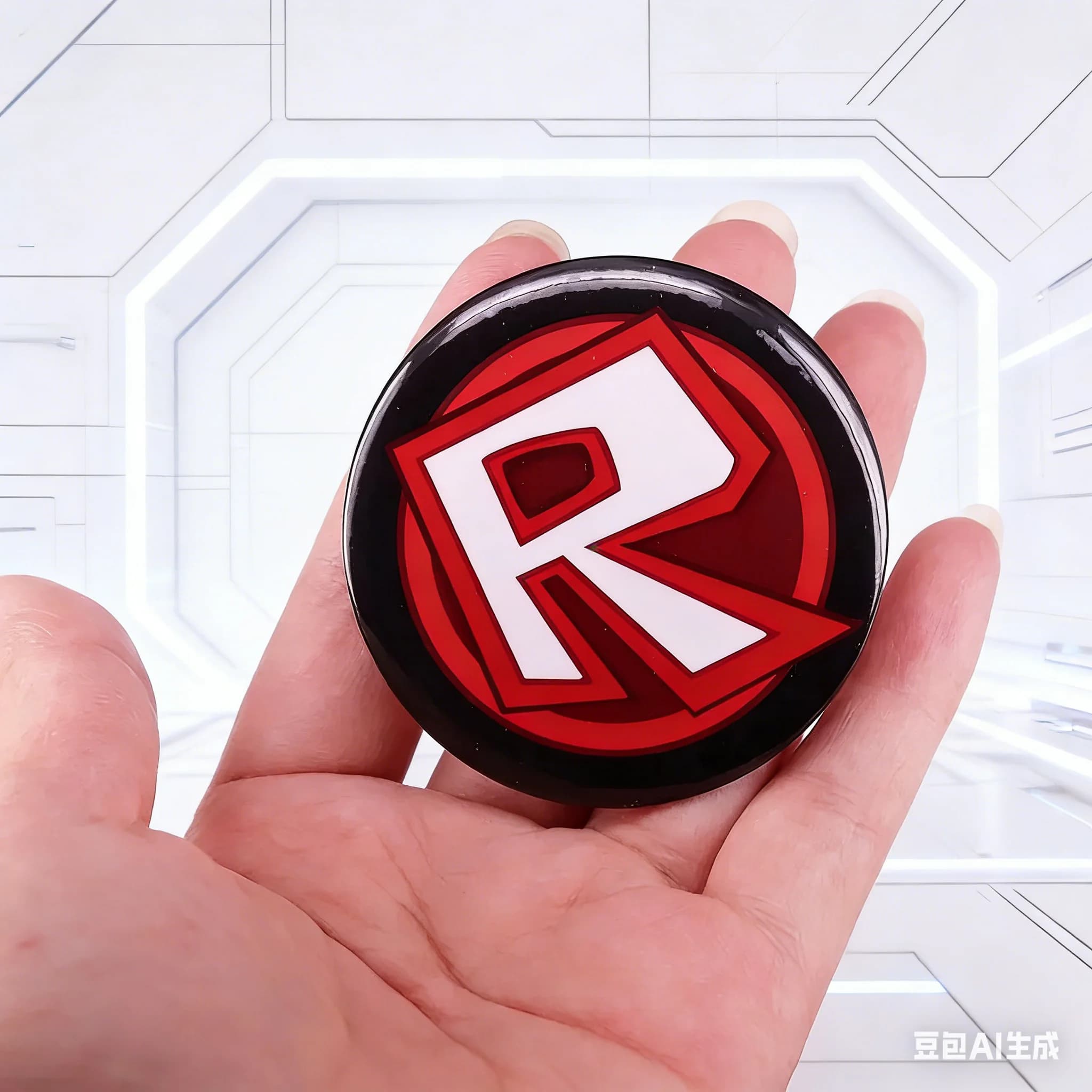 Roblox theme enamelled metal badge for backpacks, clothing, jackets, jeans, accessories, jewelry and decorations