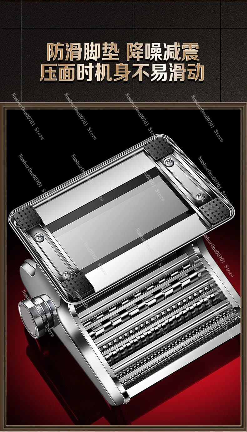 Manual Pasta Maker Machine, Noodle & Dumpling Dough Press Roller, Home Kitchen Dough Kneader