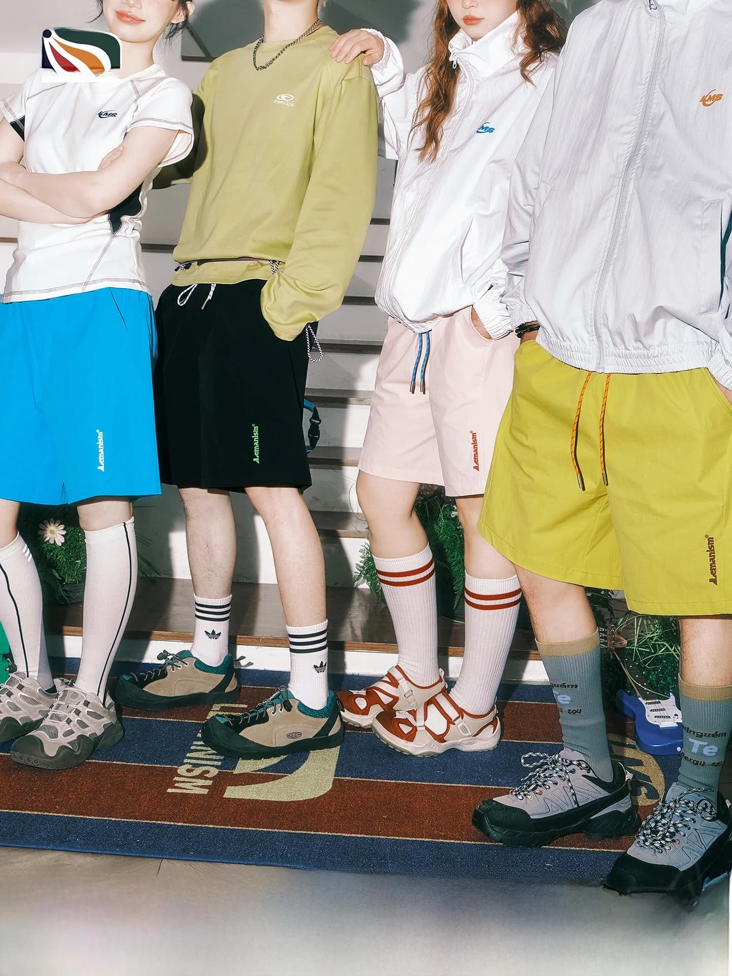 Lemanism American Trend Letter Print Shorts Uomo Donna Estivi Nuovi Pantaloncini Casual Larghi Stile Coppia Gamba Dritta Cinque Quarti