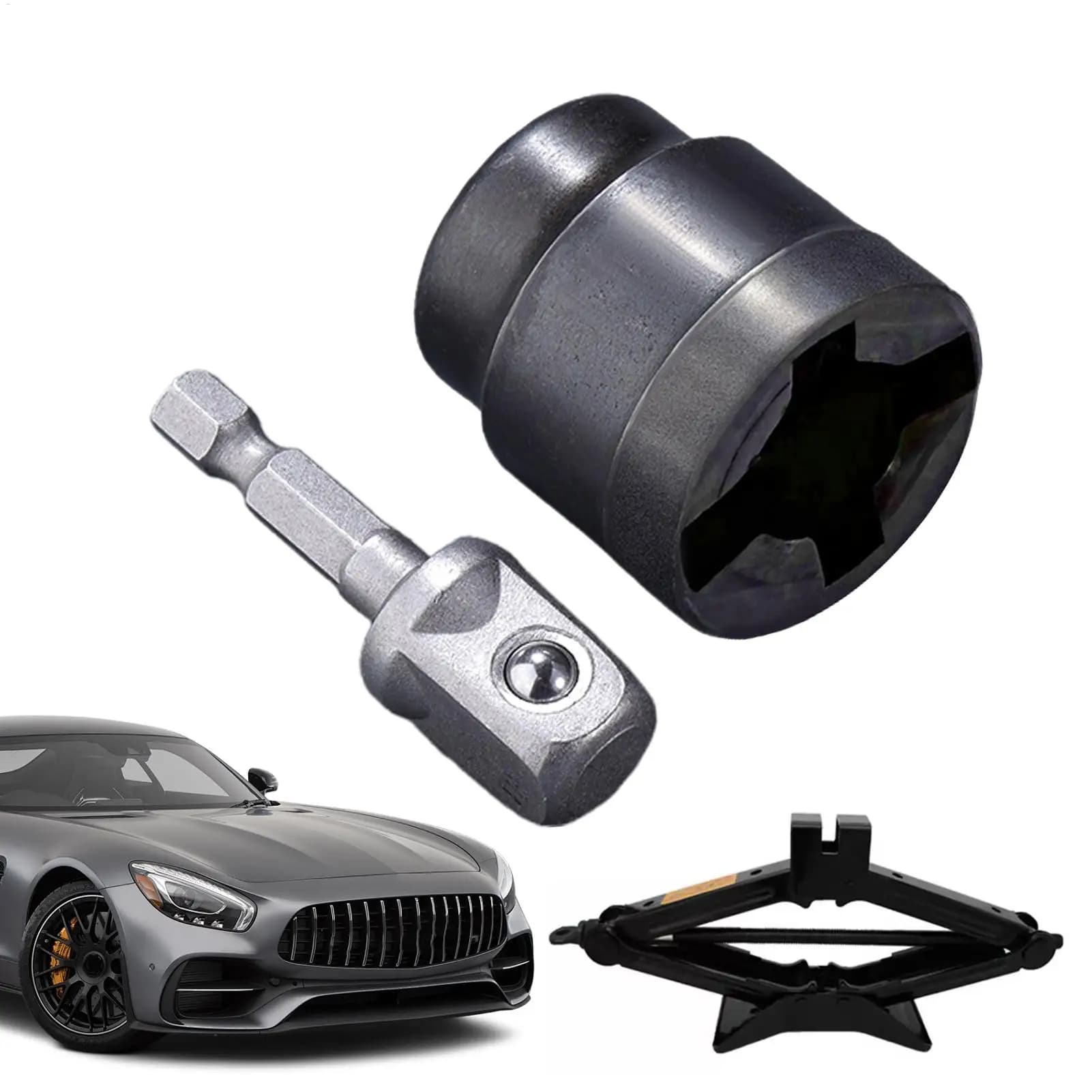 Adattatore universale per martinetto stabilizzatore RV, adattatore per martinetto a forbice, strumento di smontaggio auto, chiave resistente alla deformazione