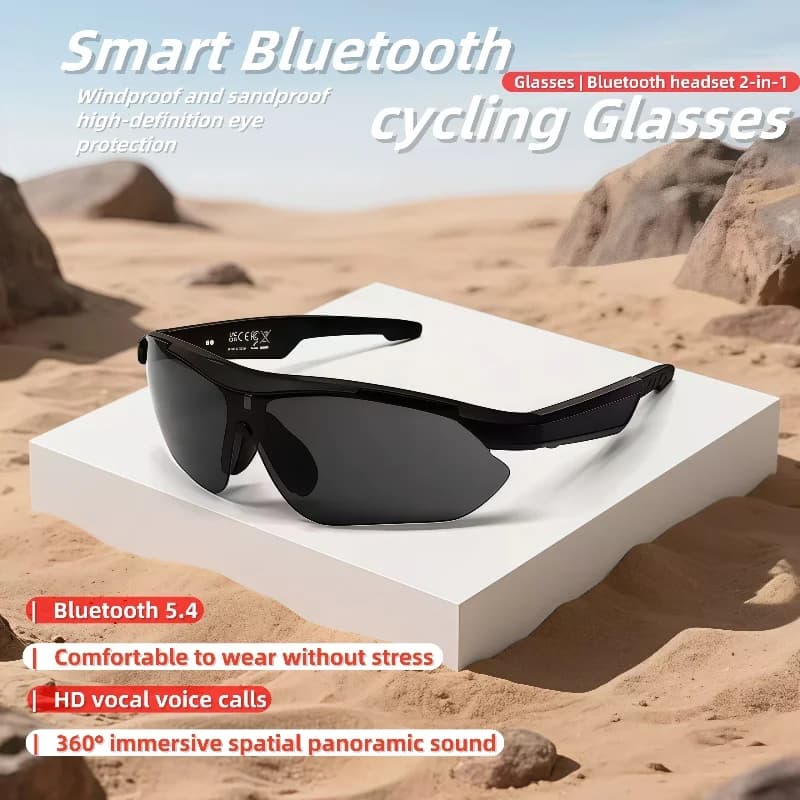 QY-Pro3 Intelligent glasses with photo recording AI Sports glasses for photo recognition Voice assistant glasses with Bluetooth translation