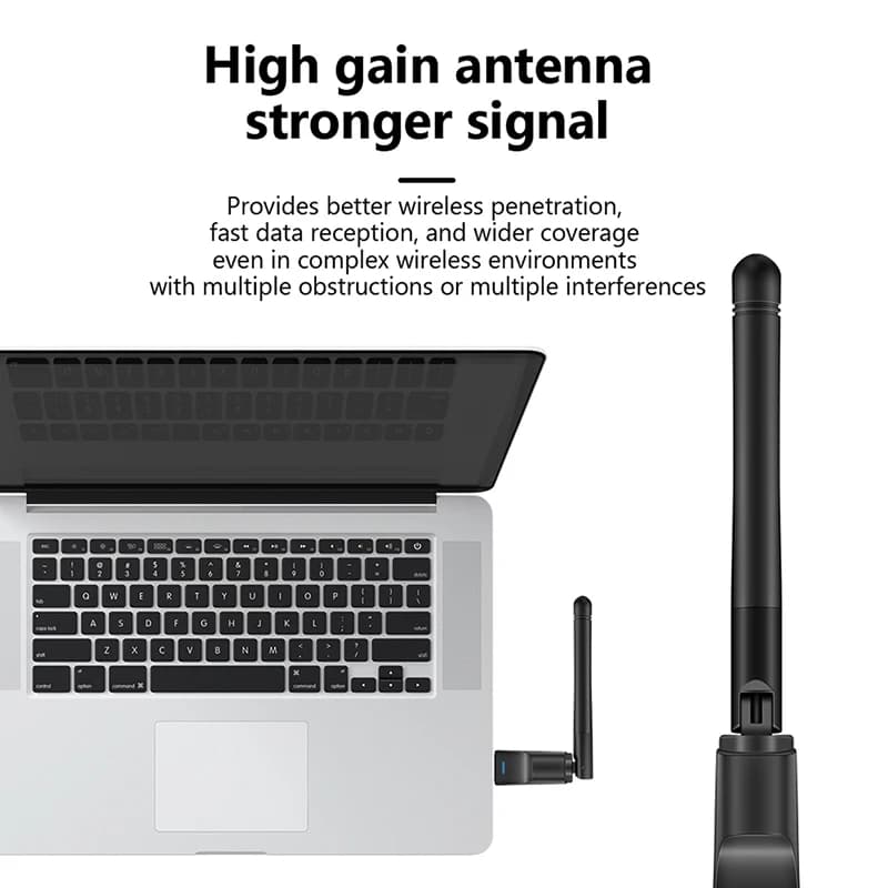 【Adattatore WiFi USB Mini MT7601 Scheda di rete wireless da 150 Mbps Scheda di rete RTL8188 Ricevitore Wi-Fi per PC Desktop Laptop 2.4GHz】