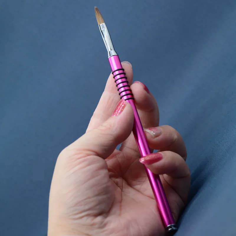 1PC Nail Crystal Intagliato Penna Gel UV Kit Pennello per manicure Nail Art Pittura 3D Manicure Disegna Vernice Pe
