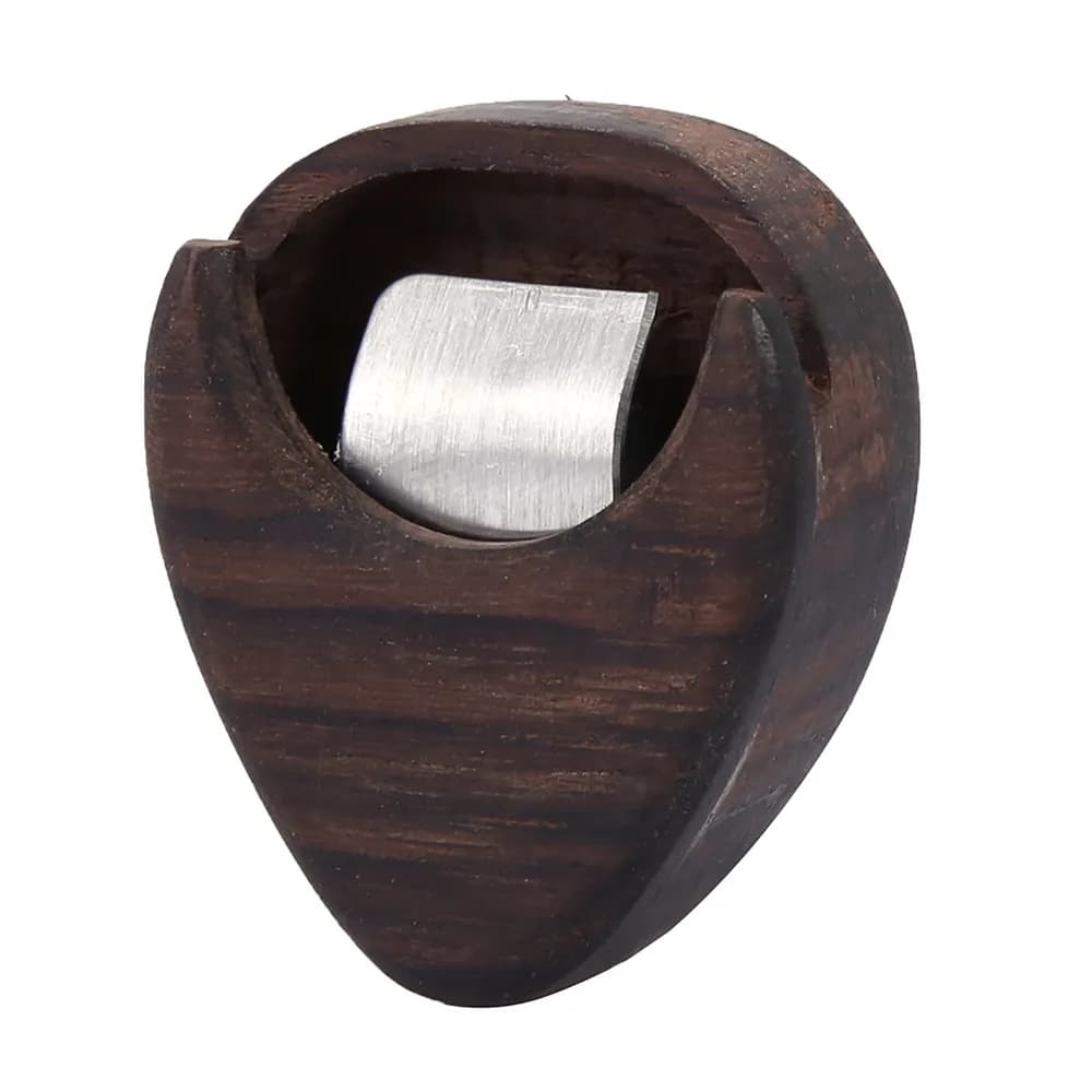 ​ Scatola Premium per Plettri da Chitarra in Legno di Rosa ​ Vetrina Espositiva ​ A forma di cuore ​ Portaplettro per Chitarra ​ Scatola di Legno ​ Vetrina Espositiva per Collezioni