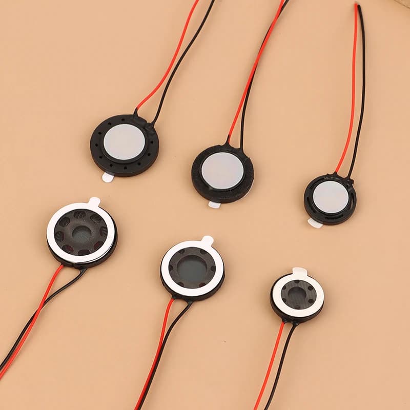 New 2Pcs Round 8 Ohm 1W Speaker 8ohm 15MM/18MM/20MM Loud Speakers Tablet Mobile Phone Trumpet Horn Small Loudspeaker Audio