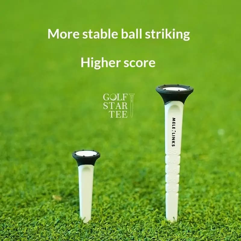 T-shirt da golf in plastica resistente da 8 pezzi 45/79MM progettate per migliorare la distanza del colpo di golf e testate per ridurre la rotazione della palla